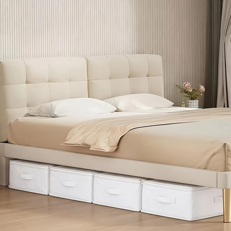 Foldable Underbed Storage Bag with Zipper Lid