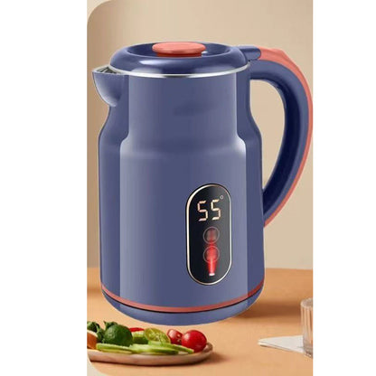 🎁2026 New Arrivals 50% OFF💥☕ Smart Electric Kettle: 3L, 1500W Fast Boil, 55°C Keep Warm, Temp Display, Cool-Touch