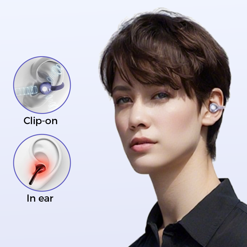 🎧 Last Day Special Price £9.99! 👂Open-Ear Clip-On Bluetooth Earbuds – all-day comfort, immersive sound, leakage control, 8-10h battery, touch control. No ear pain! 🔋