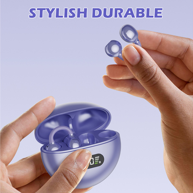 🎧 Last Day Special Price £9.99! 👂Open-Ear Clip-On Bluetooth Earbuds – all-day comfort, immersive sound, leakage control, 8-10h battery, touch control. No ear pain! 🔋