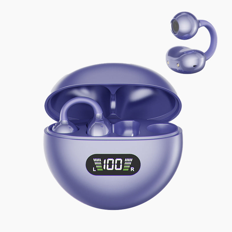 🎧 Last Day Special Price £9.99! 👂Open-Ear Clip-On Bluetooth Earbuds – all-day comfort, immersive sound, leakage control, 8-10h battery, touch control. No ear pain! 🔋