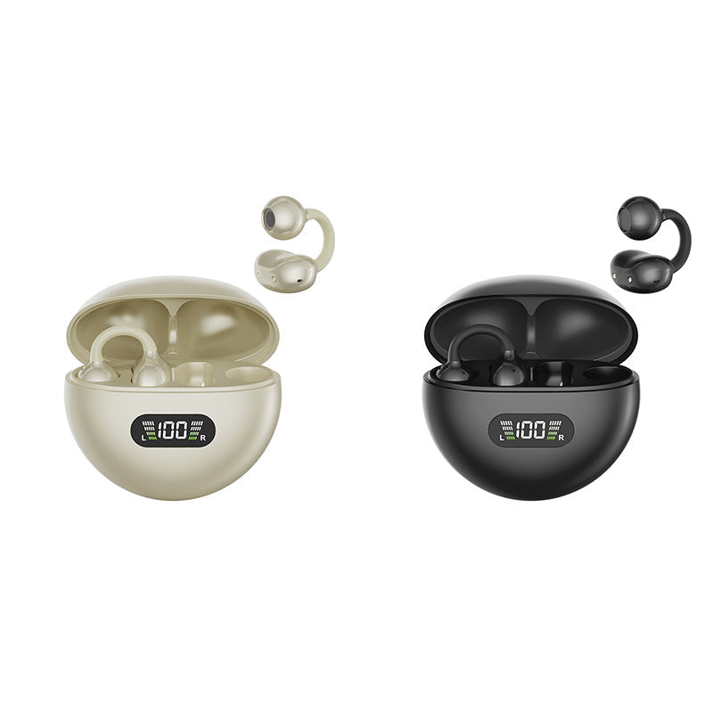 🎧 Last Day Special Price £9.99! 👂Open-Ear Clip-On Bluetooth Earbuds – all-day comfort, immersive sound, leakage control, 8-10h battery, touch control. No ear pain! 🔋