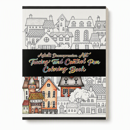 Simple Stick Figure Line Art Coloring Book