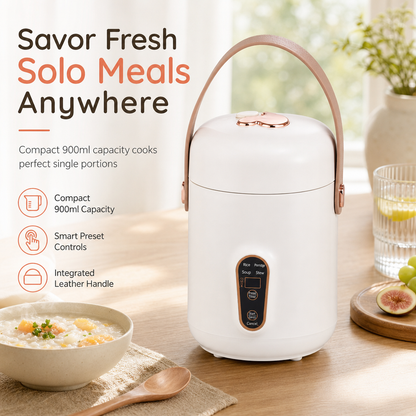 🍜⚡ Portable Mini Electric Cooking Pot – Hot Meals Anywhere