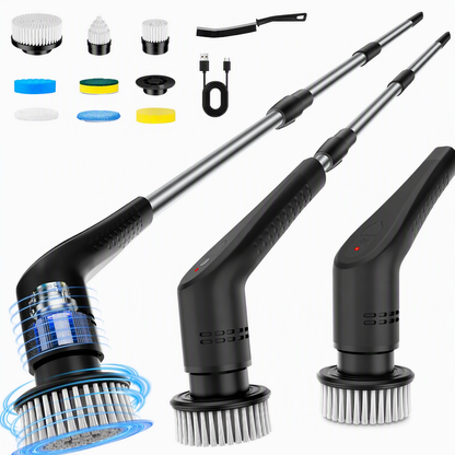 ⚡🛁 Cordless Electric Cleaning Brush – Extendable Spin Scrubber for Bathroom & Floors