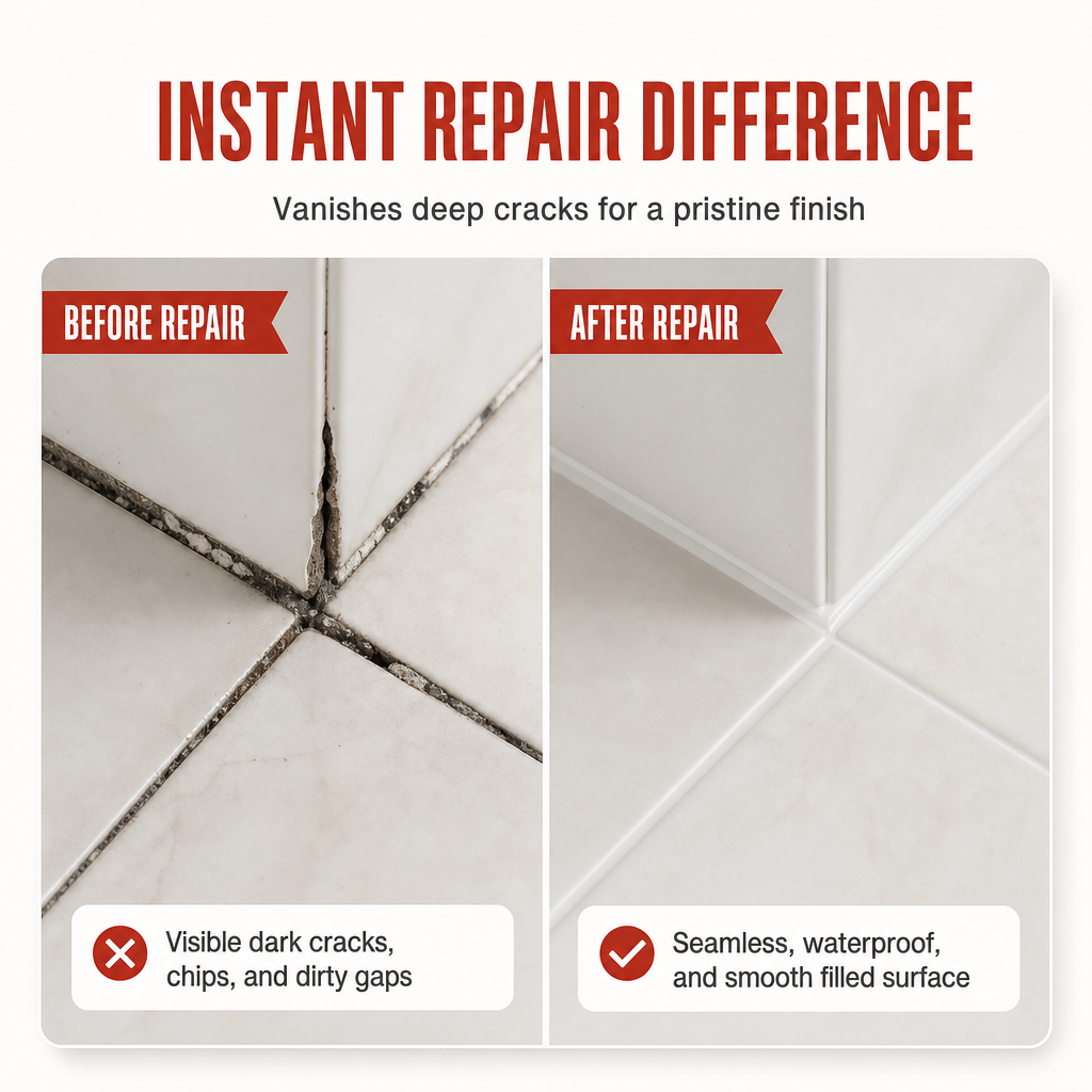 🧱 Tile & Marble Repair Paste | 50g Touch-Up Kit