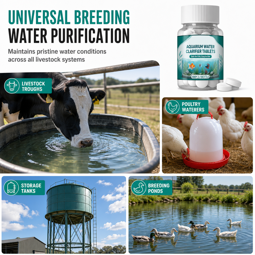 🐄💧 Livestock Water Treatment Tablets – Easy-Dissolving Trough & Tank Care