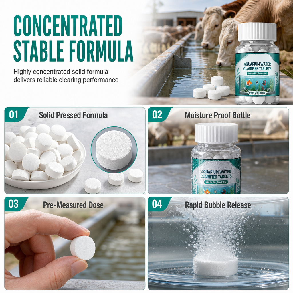 🐄💧 Livestock Water Treatment Tablets – Easy-Dissolving Trough & Tank Care
