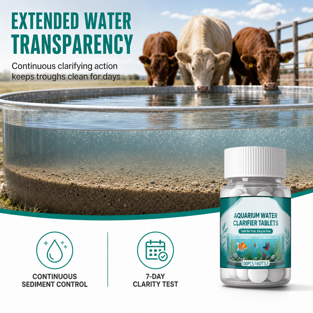 🐄💧 Livestock Water Treatment Tablets – Easy-Dissolving Trough & Tank Care