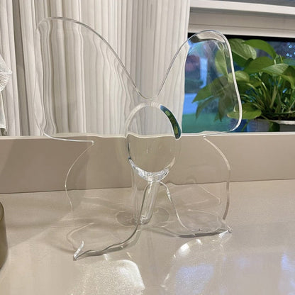 🦋 Transparent Butterfly Vase: Crystal-Clear, Shatter-Resistant, Stable Base