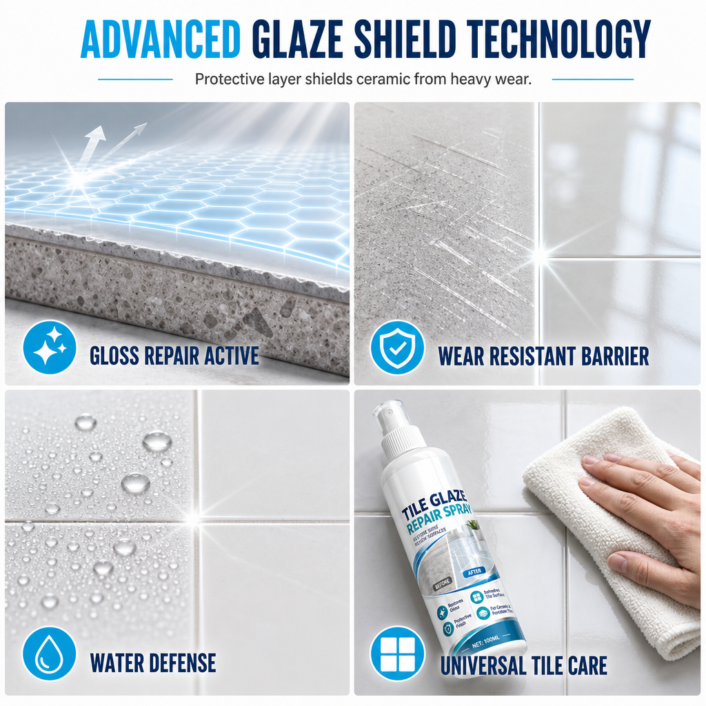 ✨🏠 Ceramic Tile Repair Spray – Refresh Fine Scratches & Restore Gloss