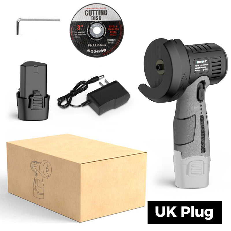 📢📢50% OFF !! ⏰Mini Angle Grinder: 400W, 15000 RPM, Cordless, 1500mAh, with Cutting Disc & Safety Guard