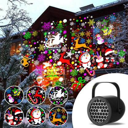 🎅Christmas HOT SALE 50% OFF🎄Hot Sale Offers-16-Pattern USB Christmas Projector Light