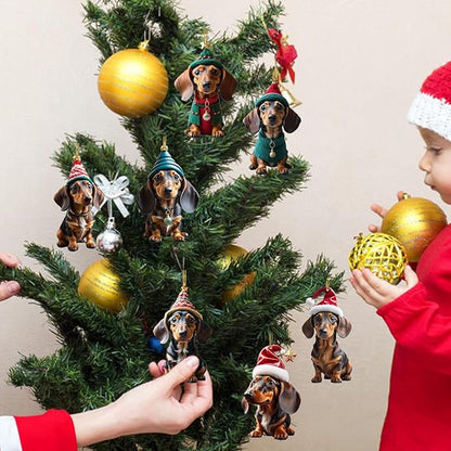🎄🎁Christmas Sale! BUY 1 GET 1 FREE! 🐕 Puppy-Shaped Christmas Tree Ornaments