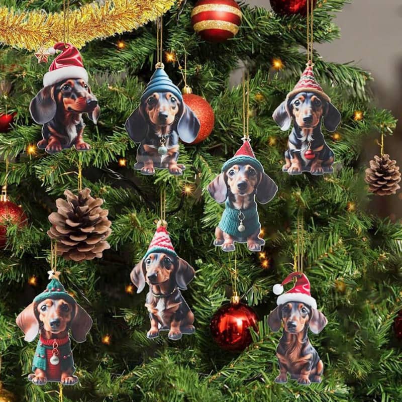 🎄🎁Christmas Sale! BUY 1 GET 1 FREE! 🐕 Puppy-Shaped Christmas Tree Ornaments