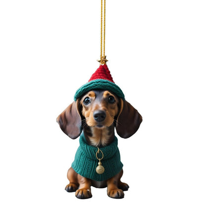 🎄🎁Christmas Sale! BUY 1 GET 1 FREE! 🐕 Puppy-Shaped Christmas Tree Ornaments