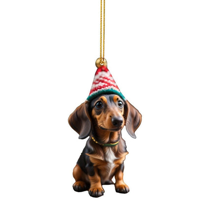🎄🎁Christmas Sale! BUY 1 GET 1 FREE! 🐕 Puppy-Shaped Christmas Tree Ornaments
