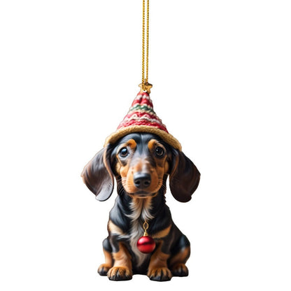 🎄🎁Christmas Sale! BUY 1 GET 1 FREE! 🐕 Puppy-Shaped Christmas Tree Ornaments