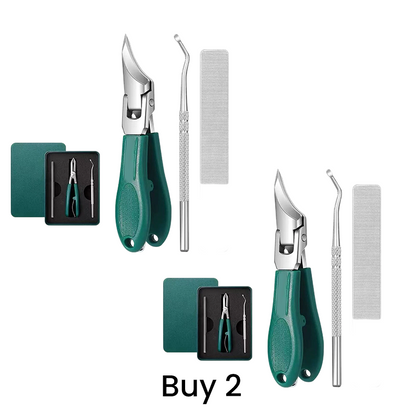 🔥 Last Chance Sale! ✨ 3-Piece Professional Toenail Clipper Set💅