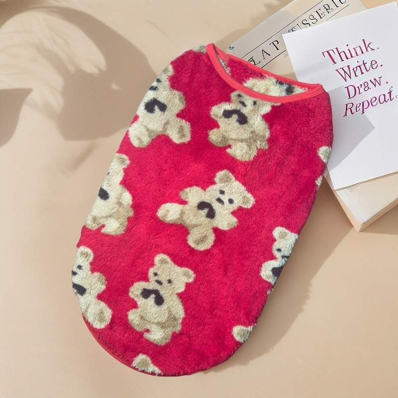 ⏳🔥LIMITED-TIME 50% OFF! ⏰Plush Pet Vest – Warm, Cozy & Easy to Wear🐻