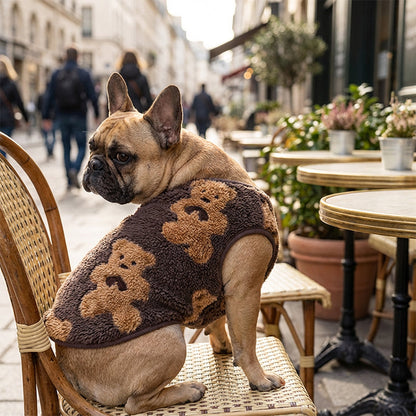 ⏳🔥LIMITED-TIME 50% OFF! ⏰Plush Pet Vest – Warm, Cozy & Easy to Wear🐻