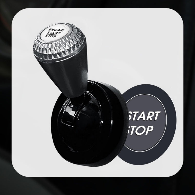 🚗 Car Start Button Rocker Lever: Full-Metal, Mechanical Feedback, Universal, Adhesive