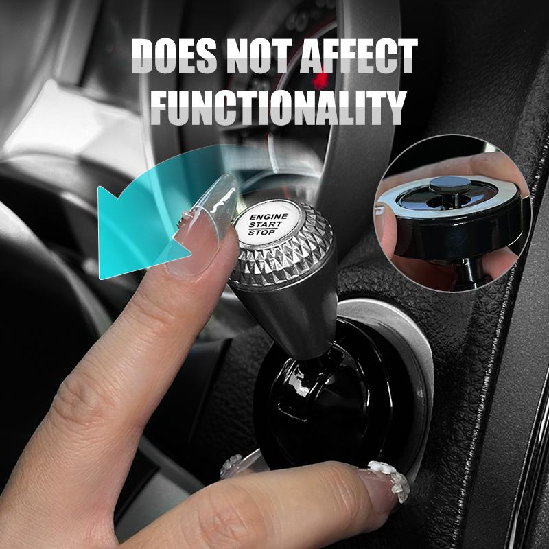 🚗 Car Start Button Rocker Lever: Full-Metal, Mechanical Feedback, Universal, Adhesive