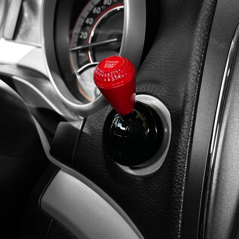 🚗 Car Start Button Rocker Lever: Full-Metal, Mechanical Feedback, Universal, Adhesive