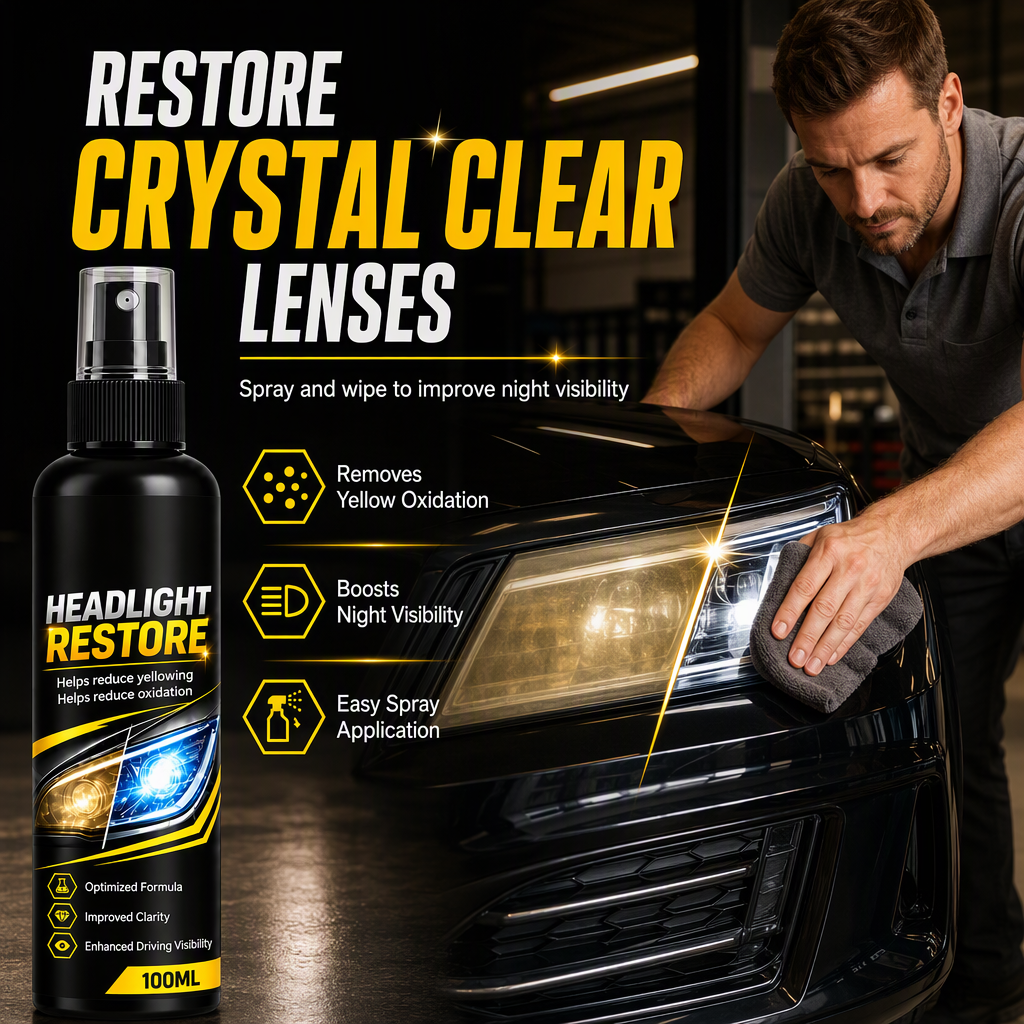 Fast-Acting Car Headlight Restoration Spray