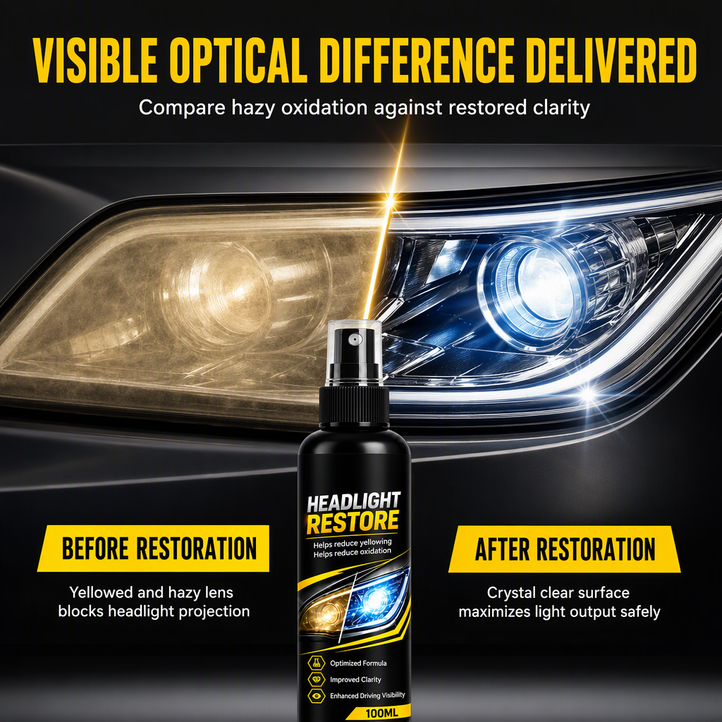 Fast-Acting Car Headlight Restoration Spray