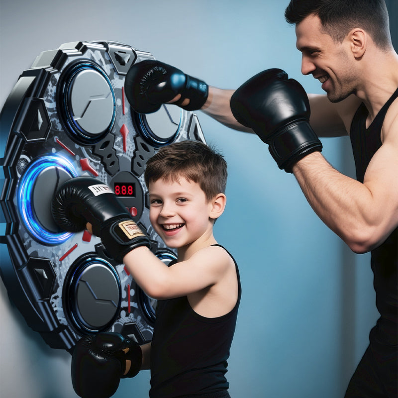 🥊 LIMITED-TIME 50% OFF! ✨ Interactive Smart Music Boxing Machine – Light Game, Beat Sync, Wall Mount