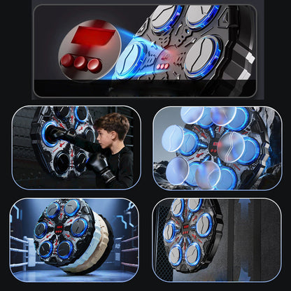 🥊 LIMITED-TIME 50% OFF! ✨ Interactive Smart Music Boxing Machine – Light Game, Beat Sync, Wall Mount