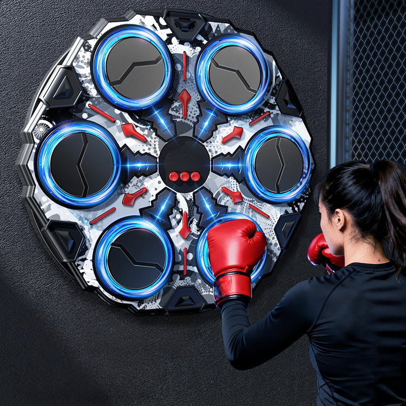 🥊 LIMITED-TIME 50% OFF! ✨ Interactive Smart Music Boxing Machine – Light Game, Beat Sync, Wall Mount