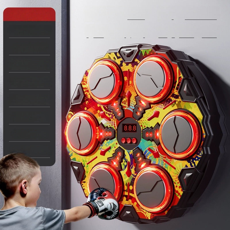 🥊 LIMITED-TIME 50% OFF! ✨ Interactive Smart Music Boxing Machine – Light Game, Beat Sync, Wall Mount