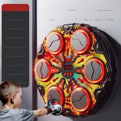 🥊 LIMITED-TIME 50% OFF! ✨ Interactive Smart Music Boxing Machine – Light Game, Beat Sync, Wall Mount