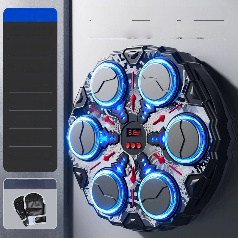 🥊 LIMITED-TIME 50% OFF! ✨ Interactive Smart Music Boxing Machine – Light Game, Beat Sync, Wall Mount