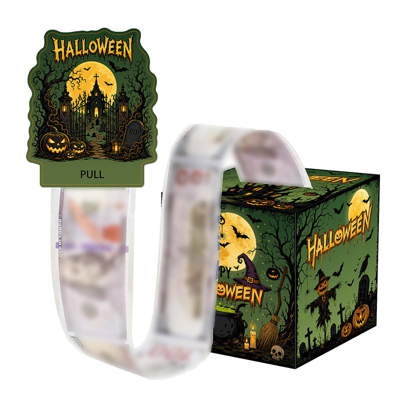⏳LAST DAY SALE 50% OFF !! 🎃 Halloween Money Pulling Gift Box | Fun Cash Pull‑Out Party Box📦