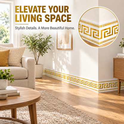 Self-Adhesive Skirting Board Border Sticker
