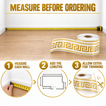 Self-Adhesive Skirting Board Border Sticker