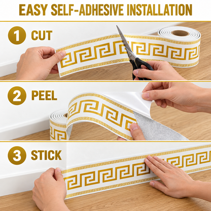 Self-Adhesive Skirting Board Border Sticker