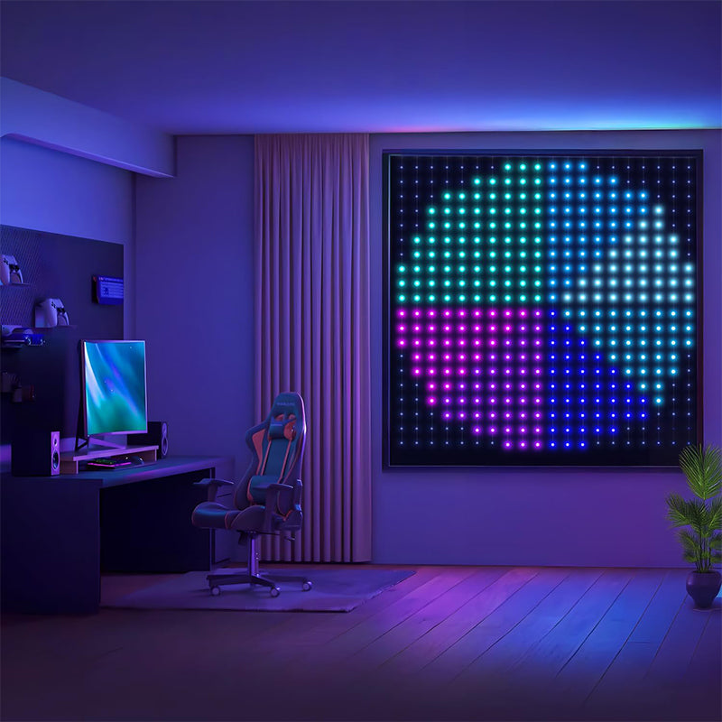 💥🌈 53% DISCOUNT! From ordinary lights to a spectacular light show! Draw patterns, add text or photos, and let the colors dance to the music – waterproof & USB-powered!