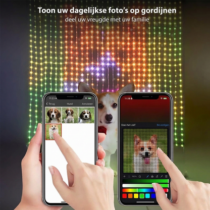 💥🌈 53% DISCOUNT! From ordinary lights to a spectacular light show! Draw patterns, add text or photos, and let the colors dance to the music – waterproof & USB-powered!