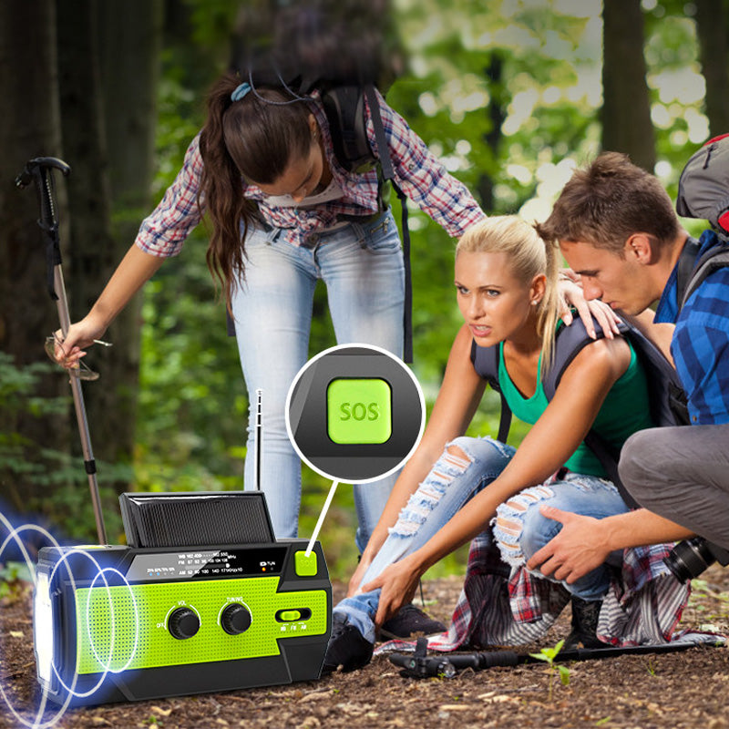 📢50% OFF📻 All-in-One Emergency Solar Powered Radio  🔦