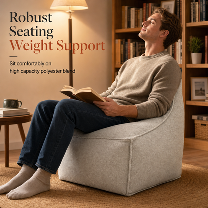 📢📢50% OFF !! ⏰Storage Stool Cover: Fill with Clothes, 100kg Support, Wide Zipper, Washable, 45x45x23cm