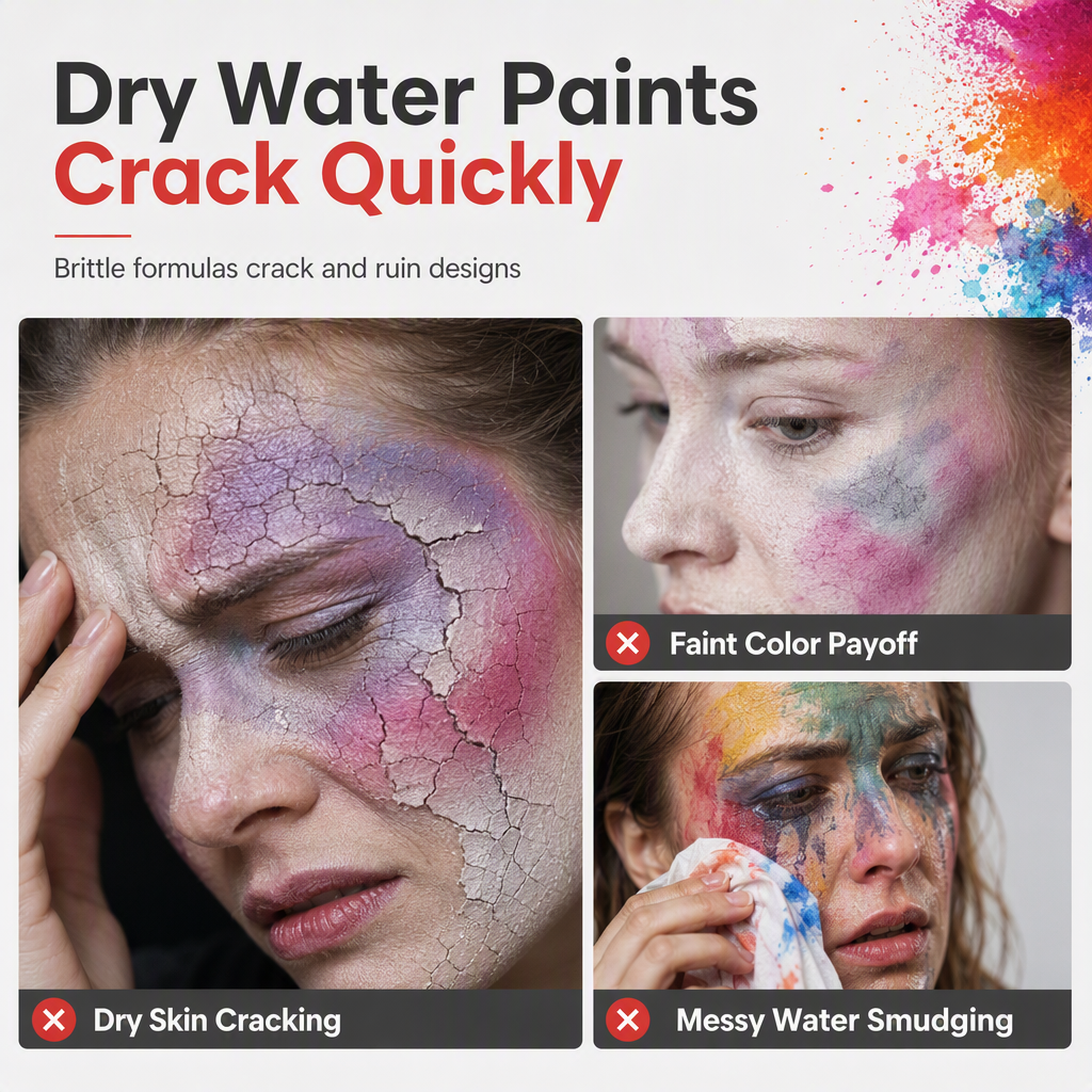 ⏳Time-Limited Special⏰15 Colors Oil Based Face and Body Paint Palette