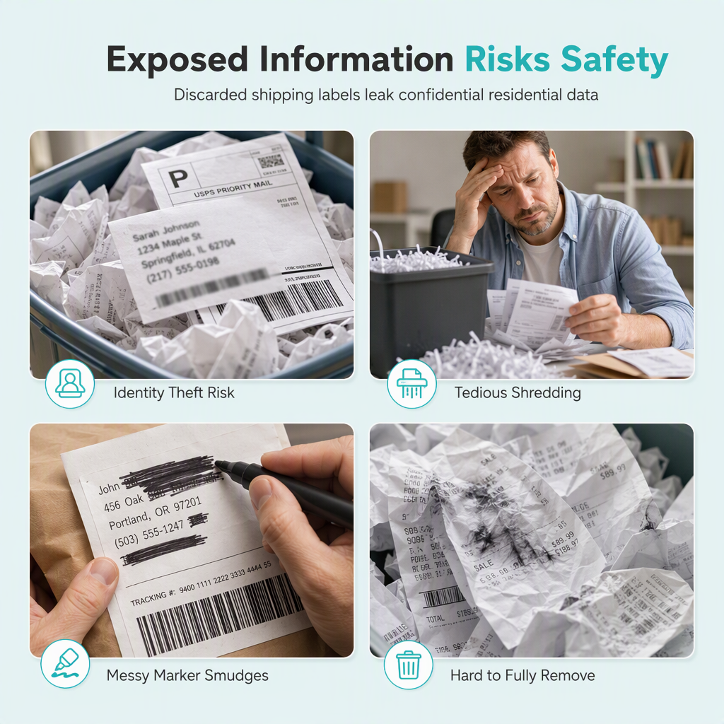 🔒 Privacy Mailer Spray & Package Opener – 2-in-1 Privacy Protection Tool