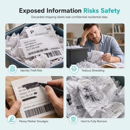 🔒 Privacy Mailer Spray & Package Opener – 2-in-1 Privacy Protection Tool