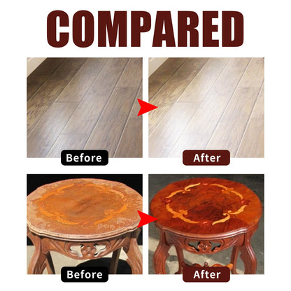 50% OFF NOW! Wood Wax Oil Wood Cleaner & Polish 3.5 Oz, Furniture Restoration Wax with Premium Brush for Wooden Surface Care