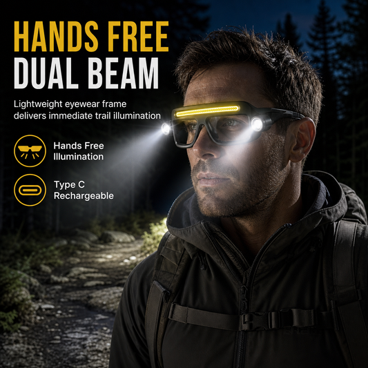 💡 Clip-On Glasses Light | 5 Modes