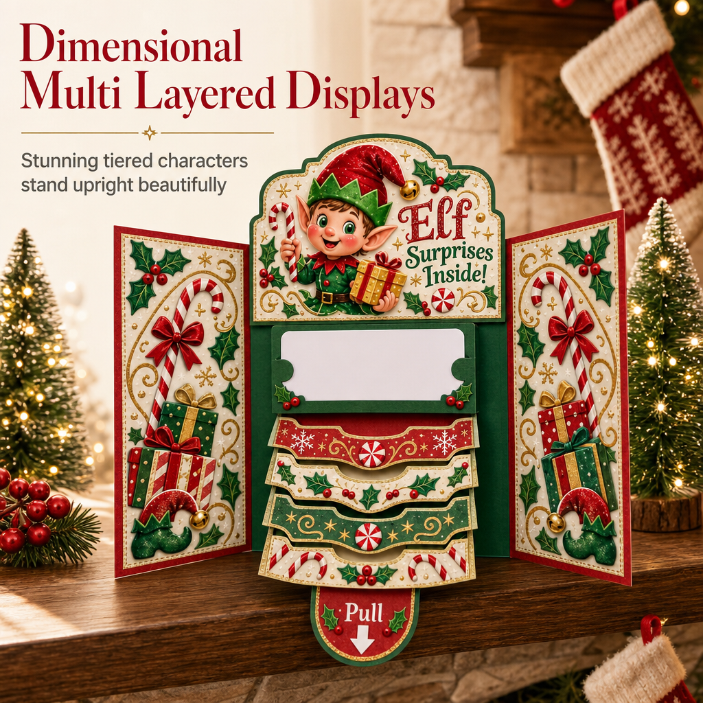 Christmas Pull-Out Greeting Card